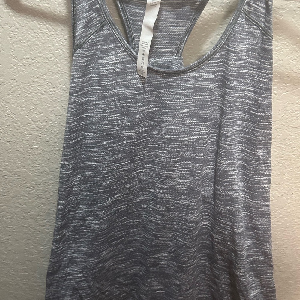 lululemon athletica Gray Space-Dye Racerback Tank